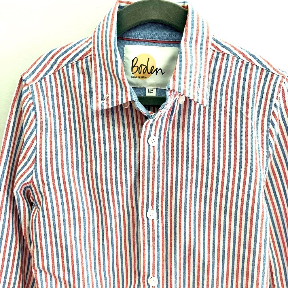 NWOT Boden Boys Oxford Shirt